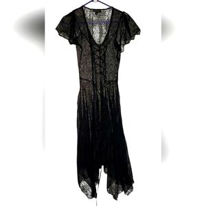 Widow Pretty Poision Midi Dress Size S